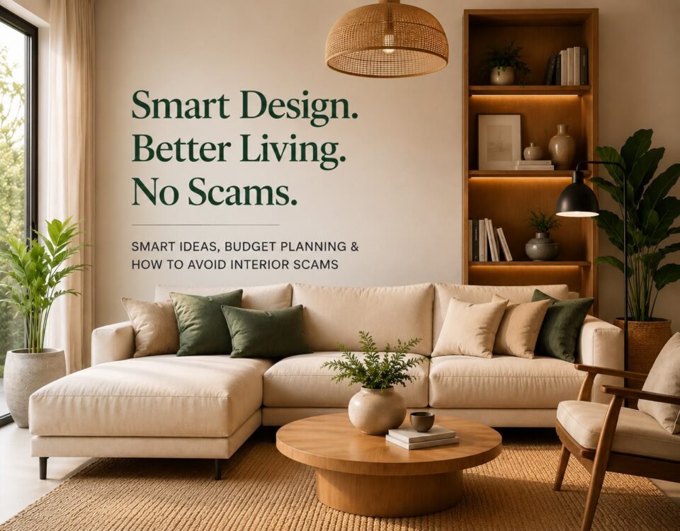 The Ultimate Home Interior Guide: SmartDesign Ideas, Budget Planning & How toAvoid Interior Scams